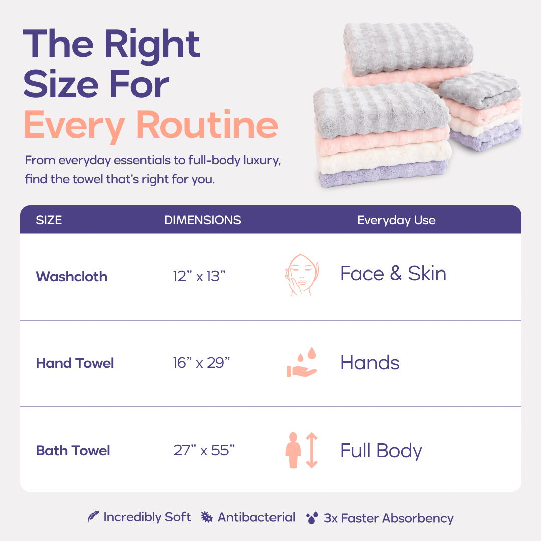 Bubble Towels Complete Set